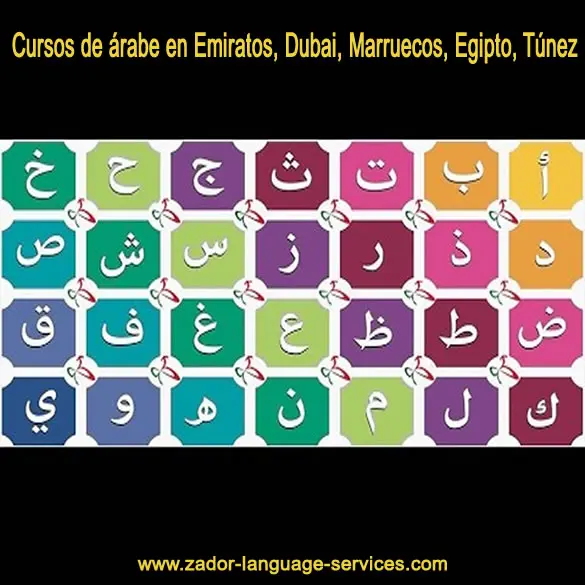 Cursos de árabe en Emiratos, Dubai, Marruecos